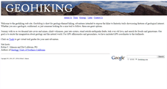Desktop Screenshot of geohiking.com
